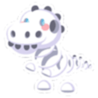 Skele-Rex Sticker - Legendary from Halloween 2025 Sticker Pack